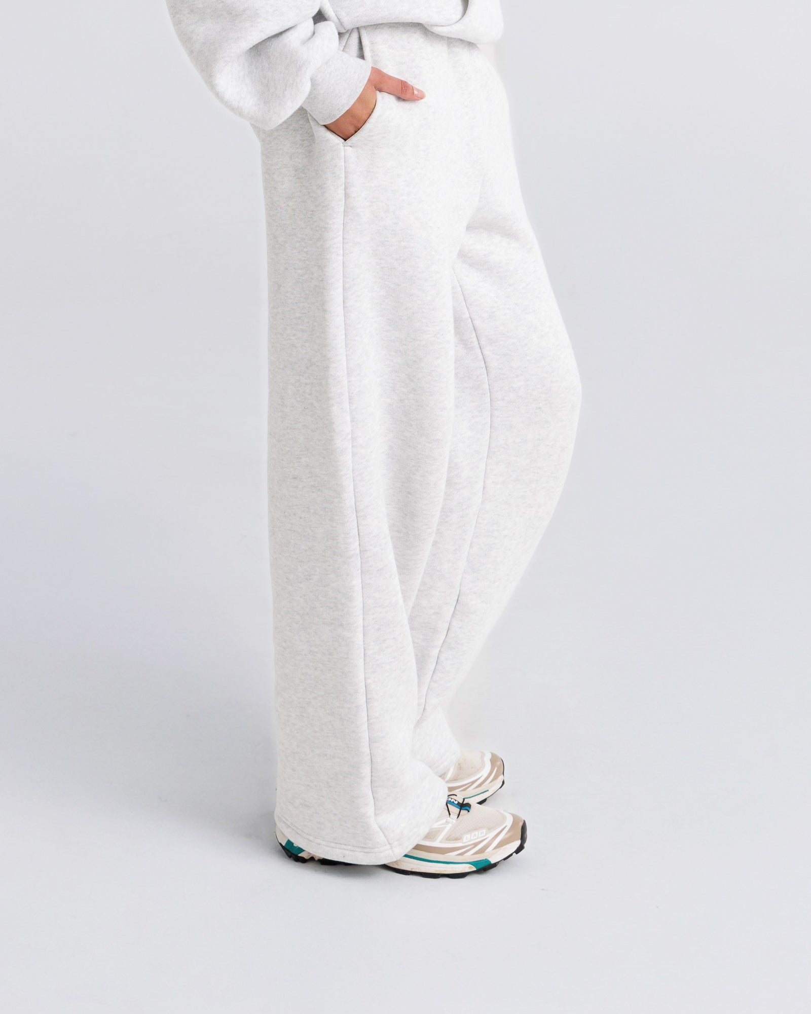 'Must Have' Baggy Tracks - Heather Grey
