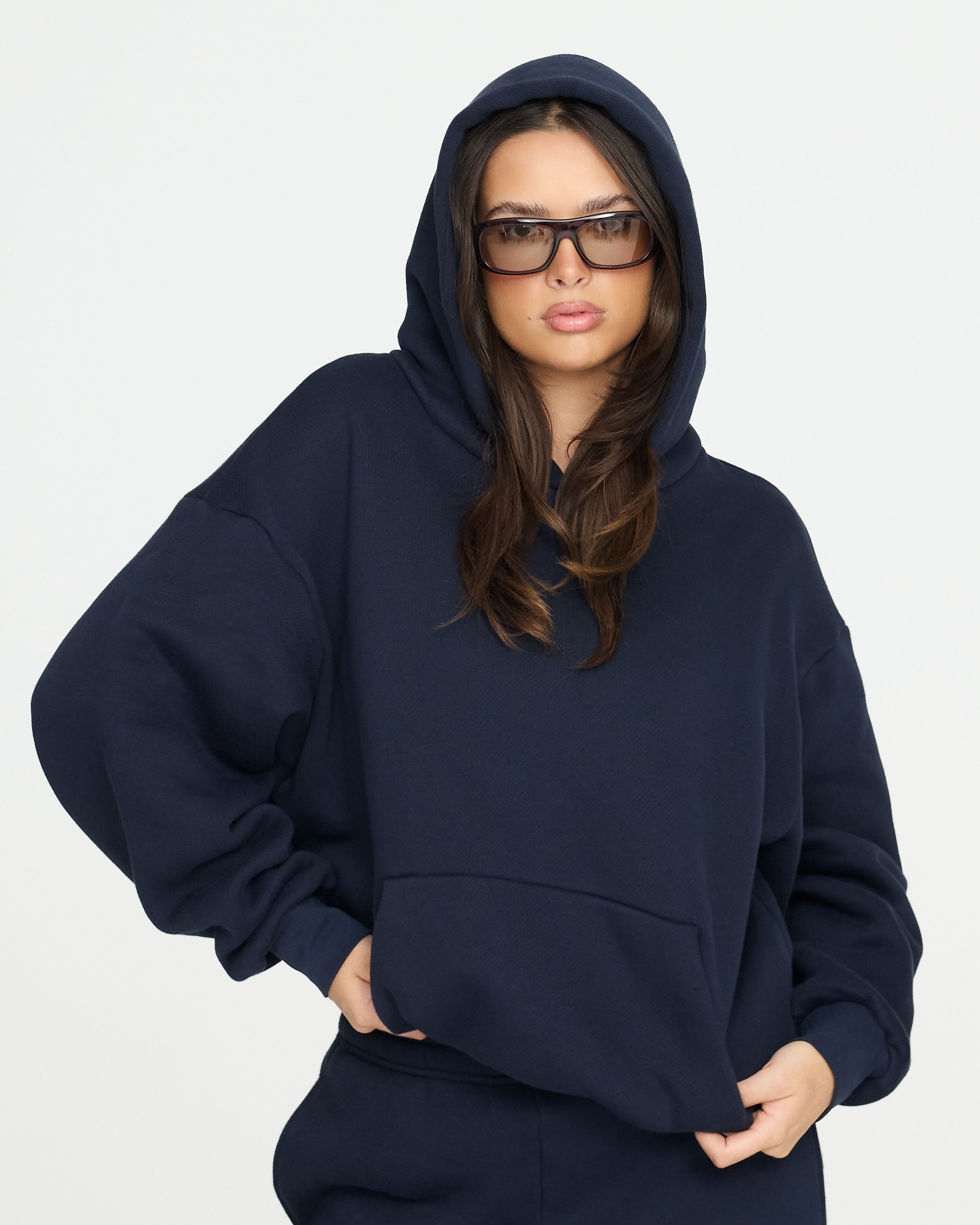 'Must Have' Hood - Navy (Small Logo)