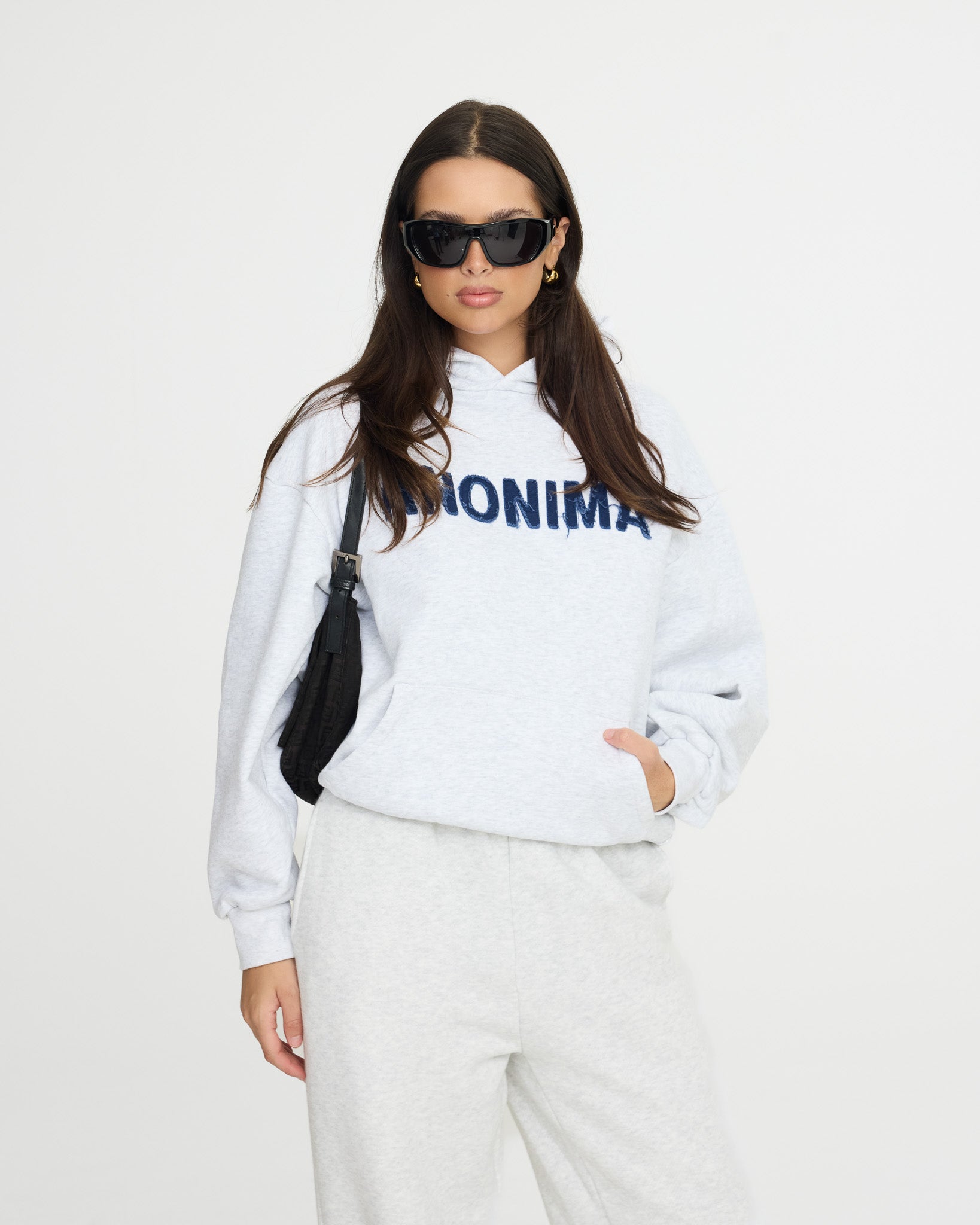 Anonima Hood - Heather Grey