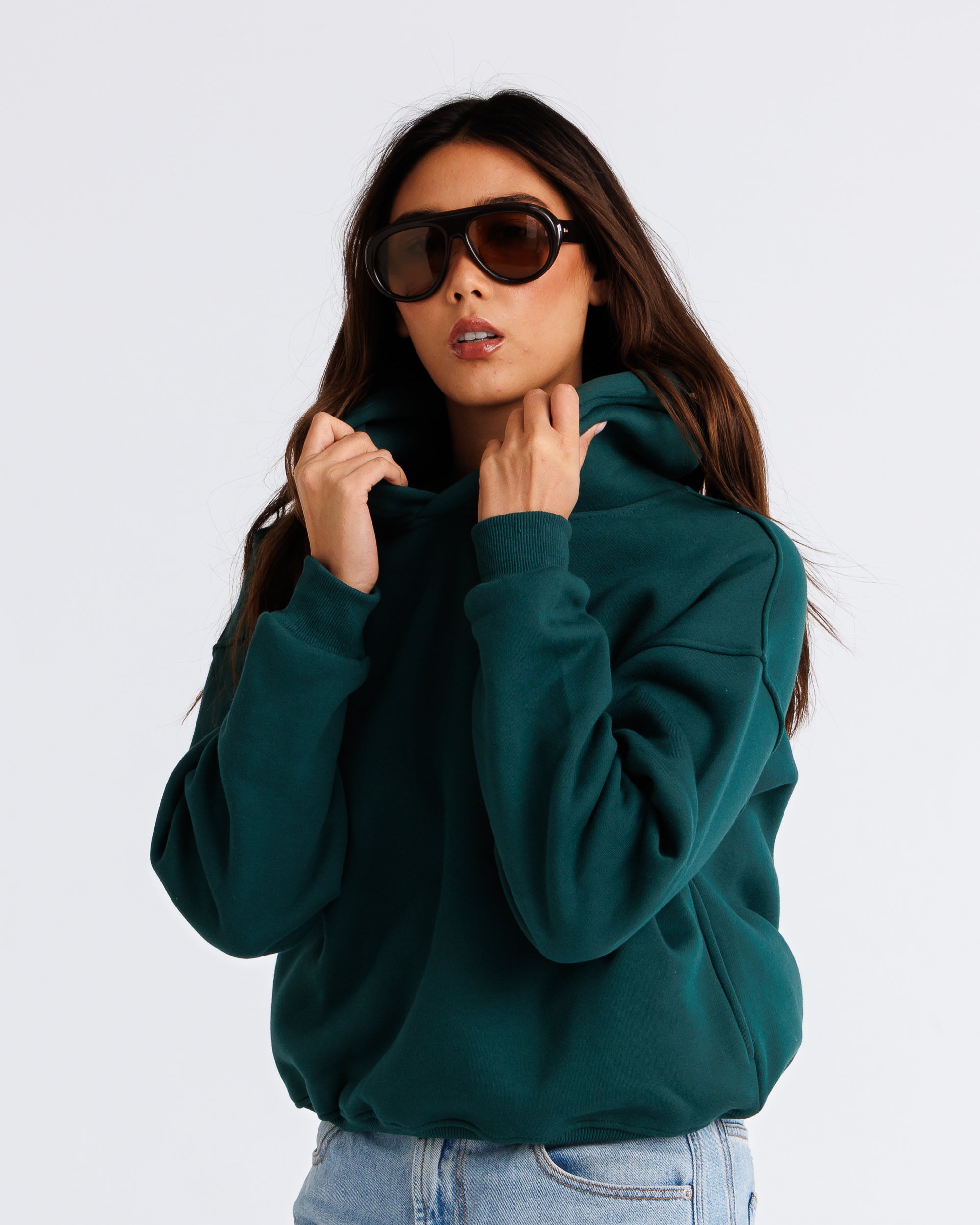 Heavyweight Hood British Racing Green