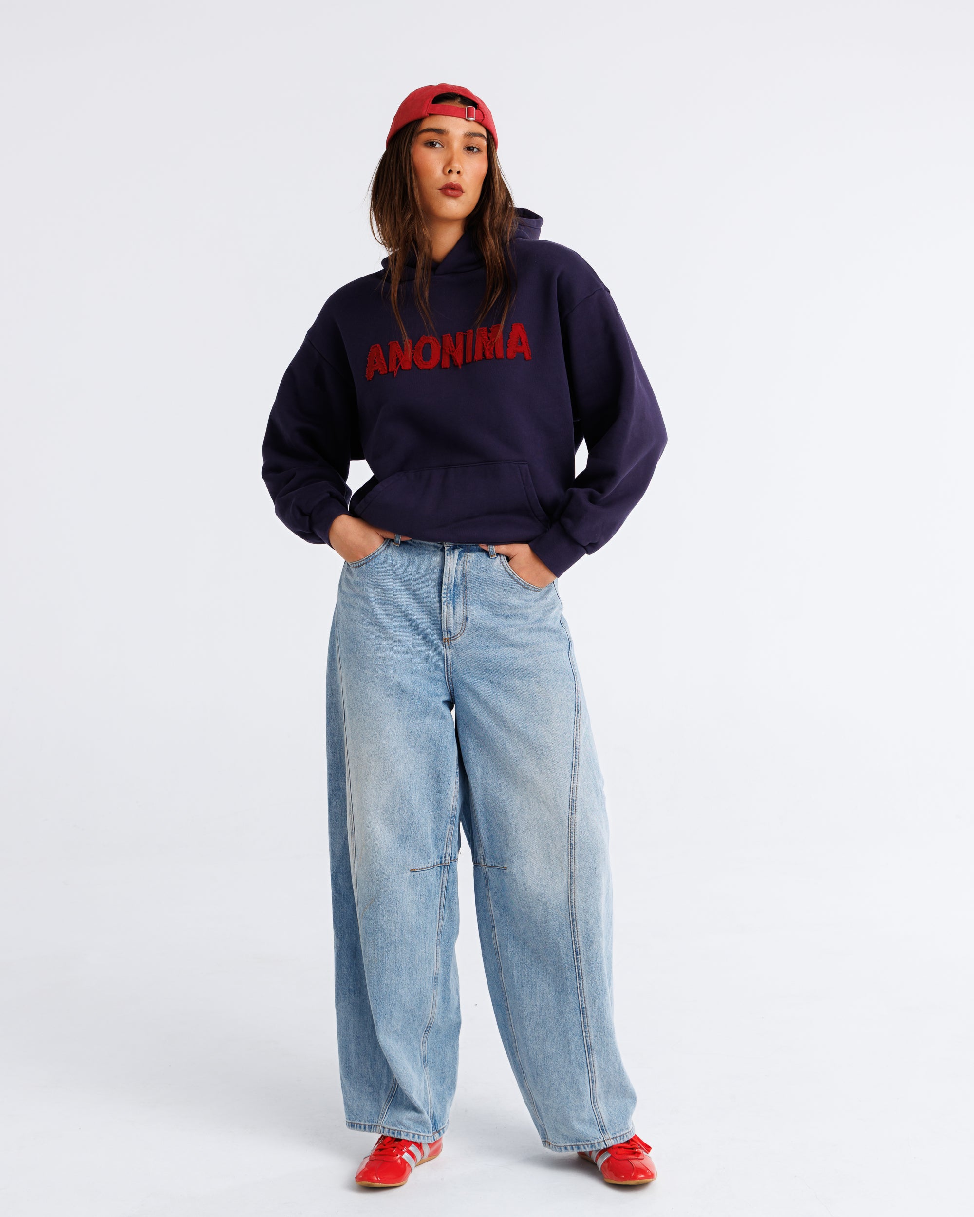 Anonima Hood - Navy Blue