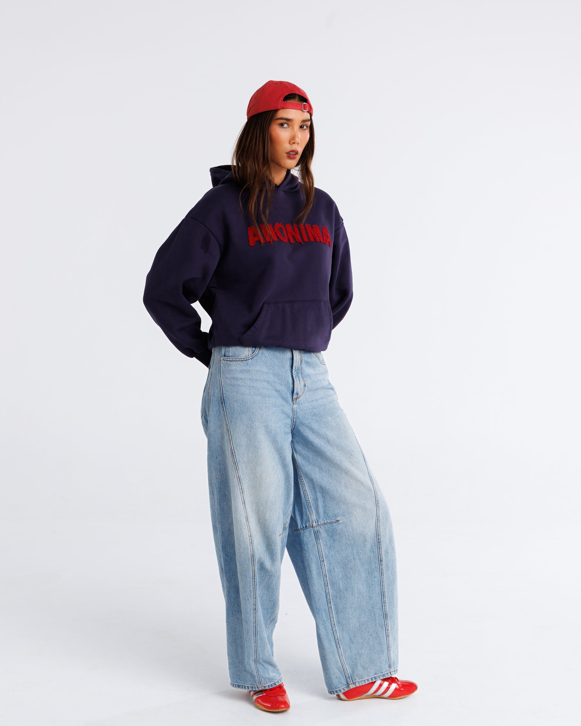 Anonima Hood - Navy Blue