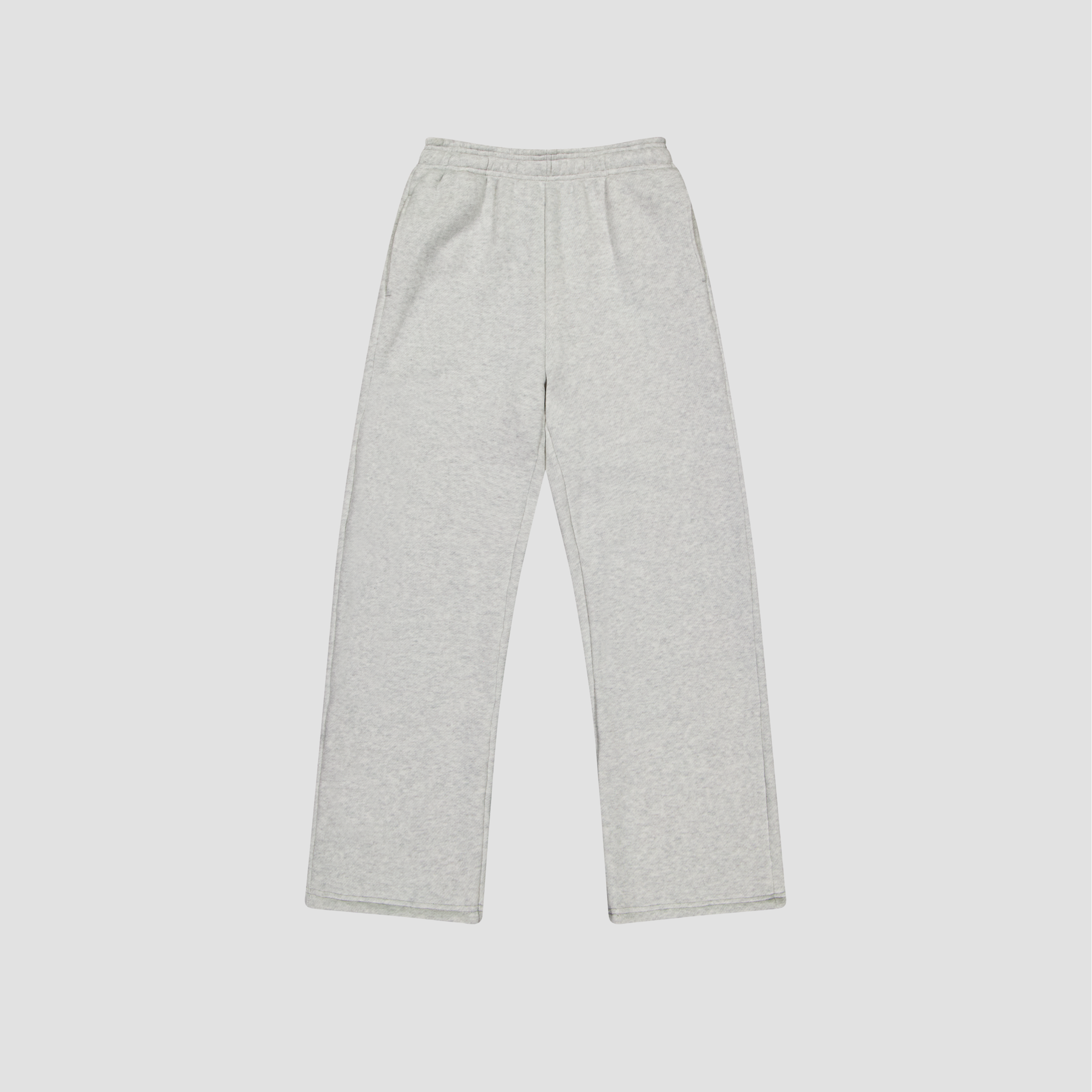 Gray sweatpants on a white background