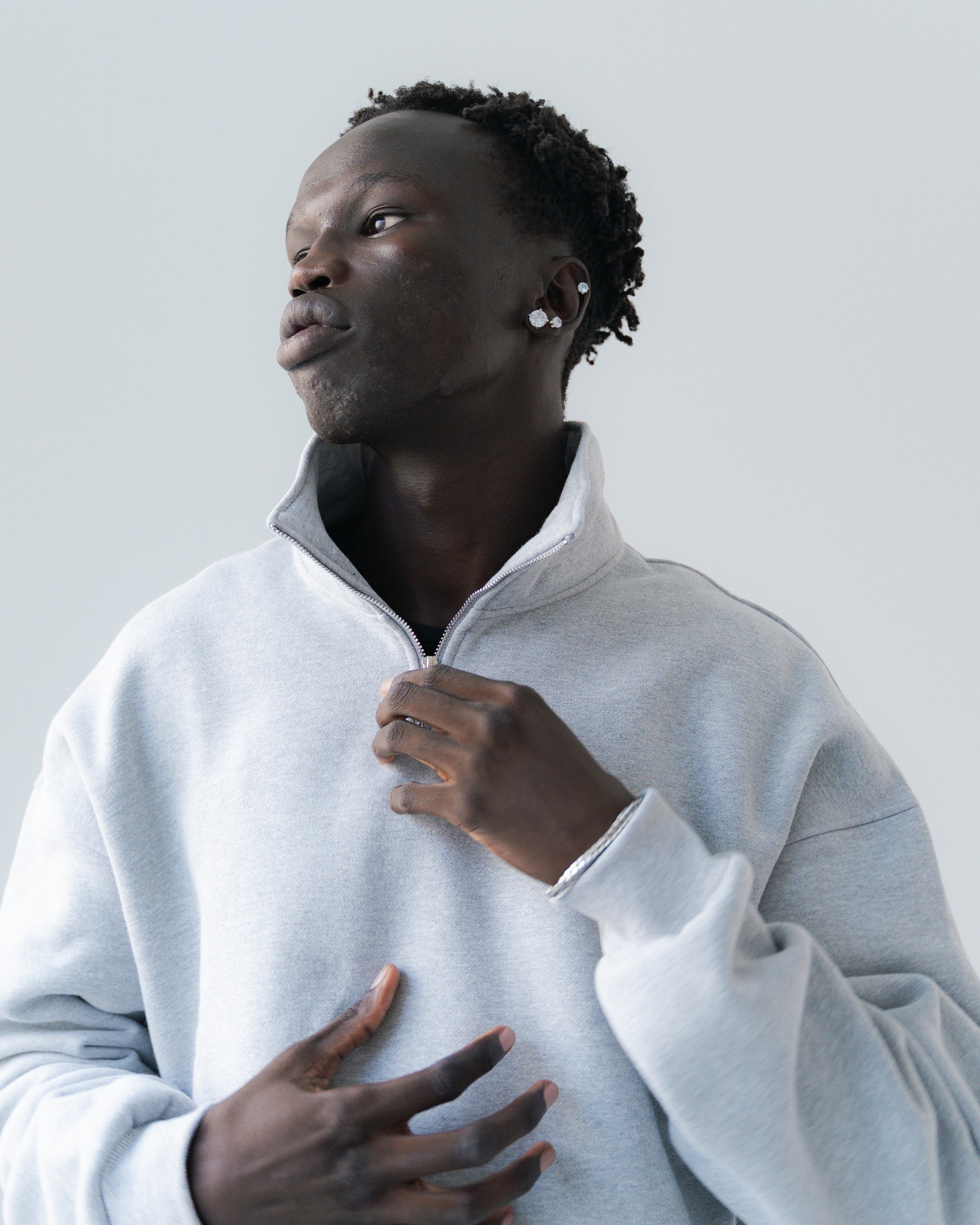 Heavyweight Quarter Zip Sweater