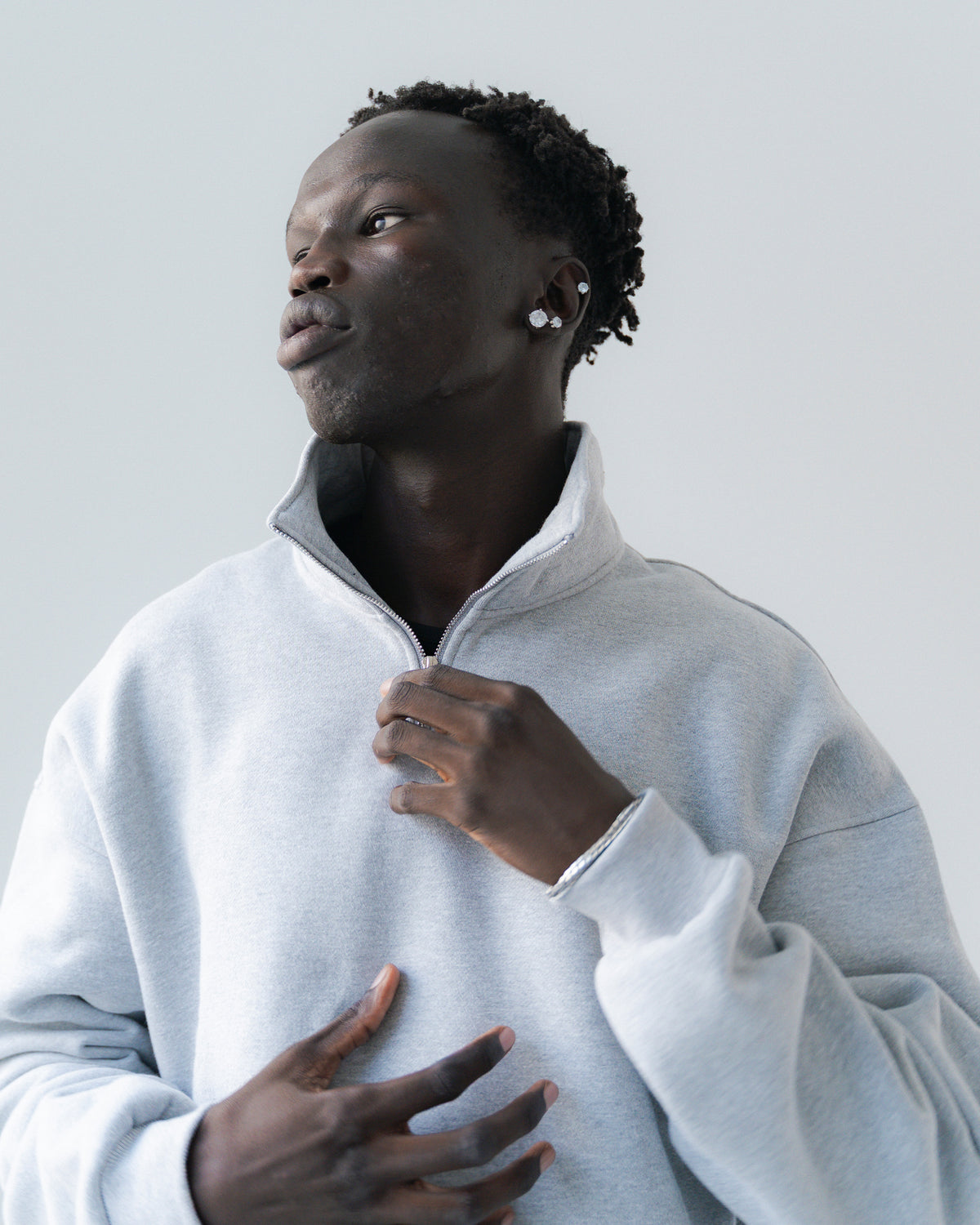 Heavyweight Quarter Zip Sweater
