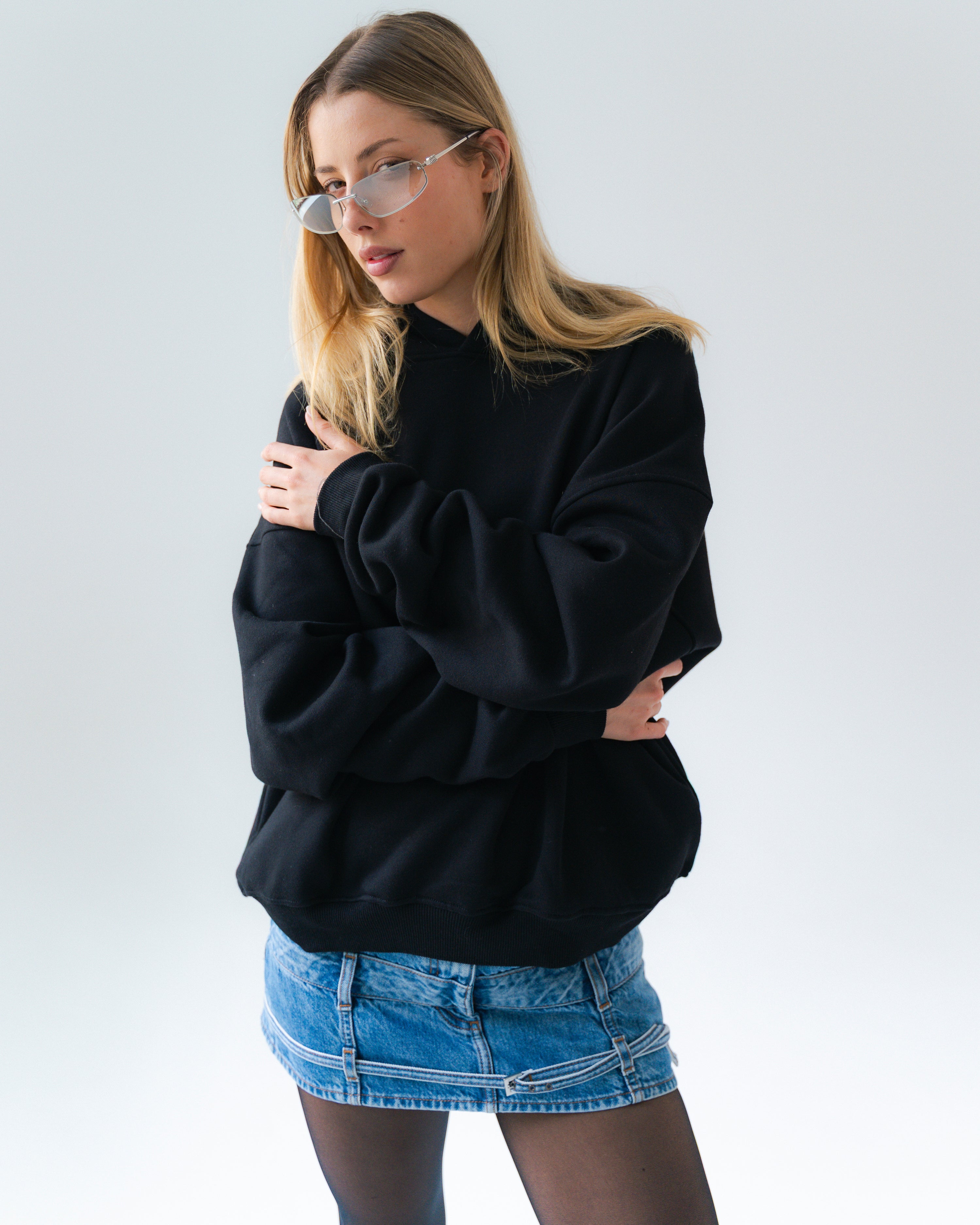Heavyweight Hood Black